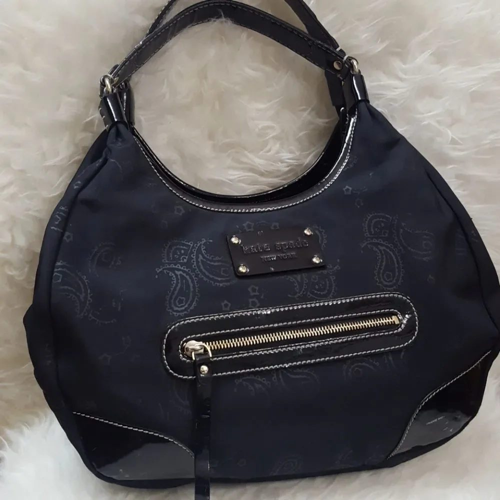 Kate Spade NY Nylon Leather Hobo